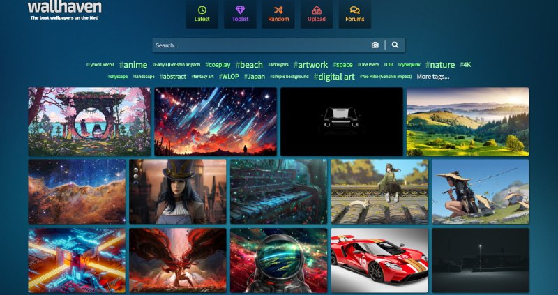 wallhaven安卓客户端  |  wallhaven windows客户端 windows是开源的，安卓的有网站介绍 @geekshare#windows #安卓 #壁纸 #开源