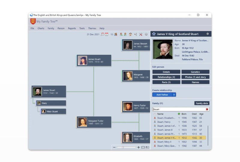 #windows #软件 #免费 #工具👨‍👨‍👧‍👧My Family Tree（我的家族树） - 一款免费的本地族谱软件📃在线的族谱工具数不胜数，但是由于是在线，所以隐私性永远不如本地的好我的家族树虽然没有开源，但是你完全可以控制其联网权限并完全离线运行通过此软件，你可以制作精美、详细的族谱，并且支持以思维导图、时间轴、南丁格尔玫瑰图、表格的形式展示⚙️设置中文进入下载页点击“Language Pack”安装，然后在软件“Option”中选择“language”即可切换简中📢关注频道：@geekshare 💬加入群聊：@igeekshare📮欢迎投稿：@Geekshare_bot