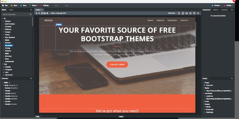 bootstrapstudio - 革命性的网页设计工具 #开发