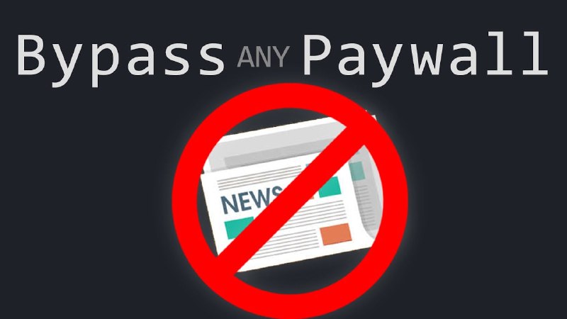 #阅读 #破解 #脚本 #插件已删库！✅Bypass Paywalls Clean - 一个绕过阅读付费墙的插件⬇️下载 | 油猴脚本 | 支持网站📄这款插件提供插件和脚本使用，同时可在多端使用支持绕过上百个网站的付费墙，覆盖了多个国家的主流媒体更新频率相当高，几乎是每周更一次➡️已收录至「破解付费阅读」📮投稿    📢频道    💬群聊    🔎索引