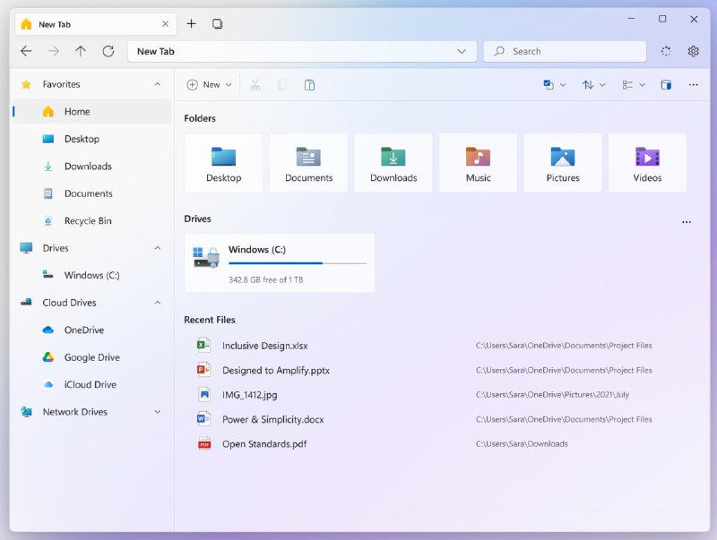 Files 文件管理器 - 更优雅好用的 Win11/10 资源管理器 #工具  ( #开源 /多标签/分栏)