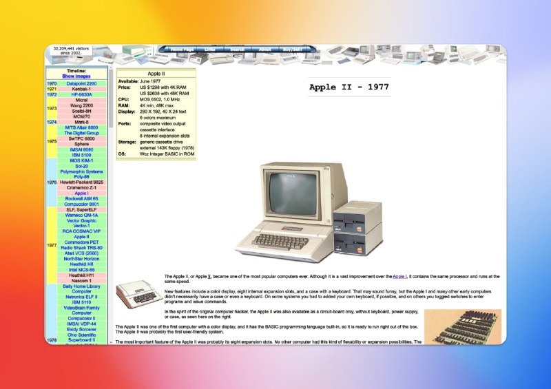 #趣站🖥史蒂夫的旧电脑博物馆 - 一个收藏了1970年~1994年的旧电脑网站，藏品数量共150台📢关注频道：@geekshare 💬加入群聊：@igeekshare📮欢迎投稿：@Geekshare_bot