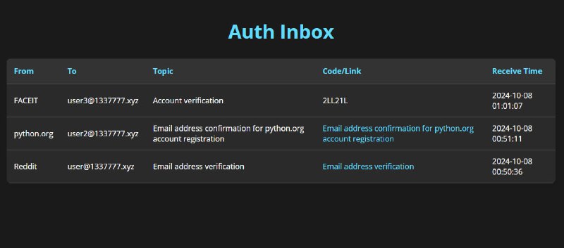 #Cloudflare #开源 #邮箱📨 Auth Inbox - 一个开源的多邮箱接码平台Auth Inbox 可以通过 AI 自动处理收到的邮件并提取验证码或链接，支持通过 Bark 进行实时通知非常适合使用多邮箱的场景基于免费的 Cloudflare Workers、Cloudflare D1，可以自行部署📮投稿    📢频道    💬群聊    🔎索引