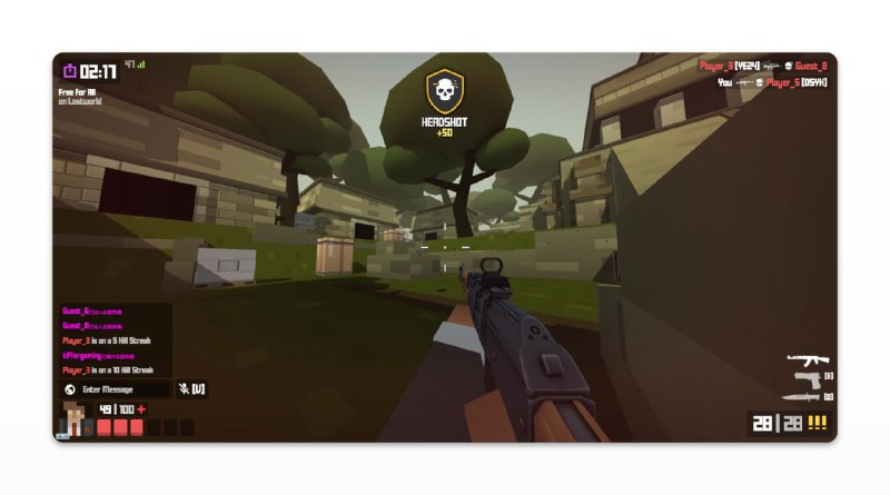 #游戏 #在线 🎮krunker - 一个在线的多人对战FPS游戏📃游戏非常简单粗暴，点击开始就可以玩；有生化模式和团战模式等点击左下角setting可设置中文菜单📢关注频道：@geekshare 💬加入群聊：@igeekshare📮欢迎投稿：@Geekshare_bot