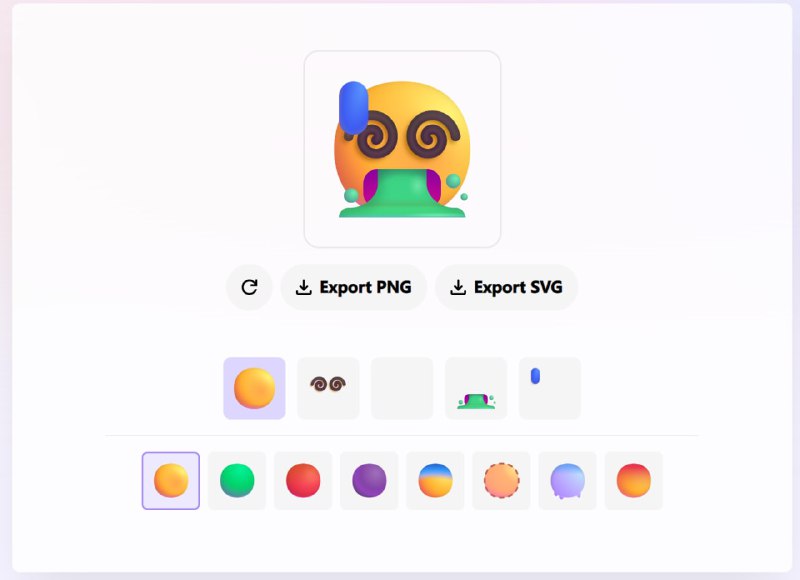 Fluent Emoji Maker - Fluent风格的Emoji在线制作工作#在线 #网站 #工具频道： @geekshare