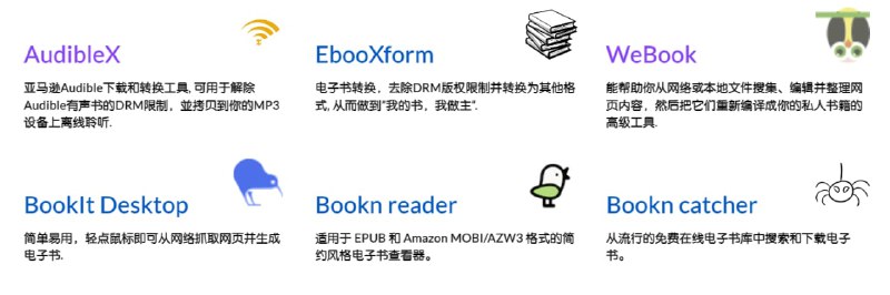 #电子书 #阅读bookn - DIY你的私人电子书💡Feature- 支持亚马逊有声书解锁并下载- 去除DRM版权并转换格式- 可以从网络抓取网页并生成电子书频道： @geeksharebot：@Geekshare_bot