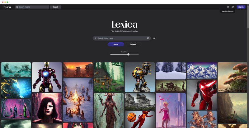 #AI #搜索引擎 #网站🔎Lexica - 一个AI图片搜索引擎📃用于搜索 Stable Diffusion 所生成的AI图片📢关注频道：@geekshare 💬加入群聊：@igeekshare📮欢迎投稿：@Geekshare_bot