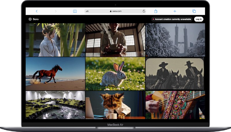 #ChatGPT #sora #AI⭐ 没有很炸裂，OpenAI 正式推出 Sora 文生视频 AI 模型直达： sora.com目前仅 ChatGPT Plus 和 ChatGPT Pro 用户可使用提供文本转视频、图像转视频和视频转视频功能