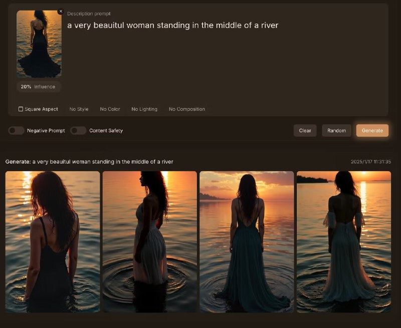 #AI绘画 #Flux🖼 号称世界上第一个免费、无限制的 Flux AI 图像生成器免费，基于 Flux.1 Dev  模型开发者的 x ID 是 Mark Liu，也许是华人，暂不知道能免费多久，先用了再说📑相关阅读炸裂！黑森林实验室发布开源文生图模型「FLUX.1」📮投稿    📢频道    💬群聊    🔎索引