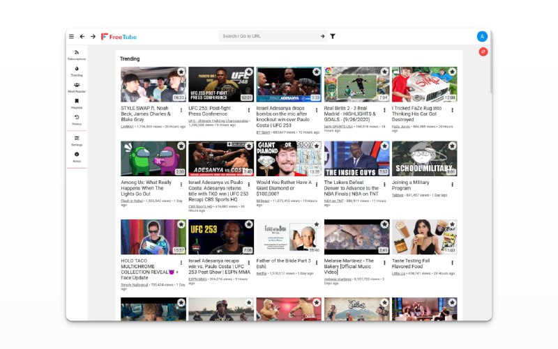 #youtube #开源 #跨平台▶️FreeTube - 一个开源跨平台的第三方YouTube客户端🧩开源地址📃支持Windows、MacOS、Liunx主打功能是隐私性，这个客户端不会追踪你的使用习惯，所有用户数据都存储在本地并且无广告📢关注频道：@geekshare 💬加入群聊：@igeekshare📮欢迎投稿：@Geekshare_bot