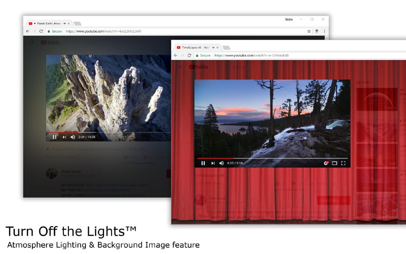 #插件 #浏览器💡关灯看视频 - 给你的浏览器装上灯泡开关📄这个小插件可以在你看视频的时候降低页面亮度，突出显示视频，以达到护眼效果除此之外，它还支持设置动态背景、为视频添加氛围照明、视频优化、鼠标音量滚动等功能📮投稿    📢频道    💬群聊    🔎索引