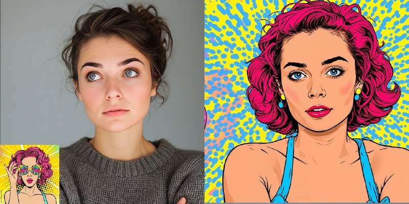 #AI #开源 #图像处理 #AI绘画🙂Face To Sticker - 通过 AI 将人脸图像转换为贴纸在线体验⚙在「image file」处上传图片，然后在「prompt」中输入提示词，再根据需求调整大小、力度等参数，最后点击「Run」即可快速将图像生成贴纸💨应用场景一般可以是做成工具站，或者将生成的图片做成贴纸包上传至各大社交平台类似项目：