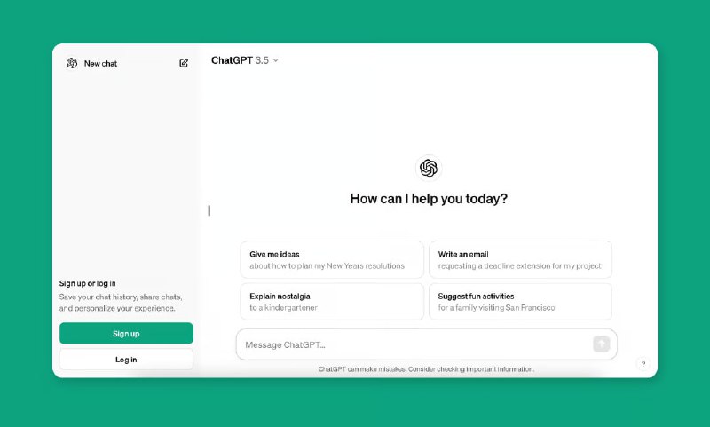 #ChatGPT⚡️OpenAI 宣布 ChatGPT 3.5 支持免登录使用直达：