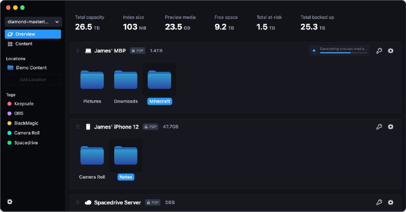 #开源 #跨平台 #工具📁Spacedrive - 一个来自未来的文件浏览器📄Spacedrive 是一个基于 Rust 的开源跨平台文件管理器，支持Windows/Linux/iOS/ Android它采用了虚拟分布式文件系统，通过一个 API 来操作访问多设备上的文件它可以管理分布在多端的文件，无论是云端还是离线硬盘，进而生成你独有的个人分布式云官方表明本周将正式发布可执行文件，届时本频道会第一时间通知大家📮投稿    📢频道    💬群聊