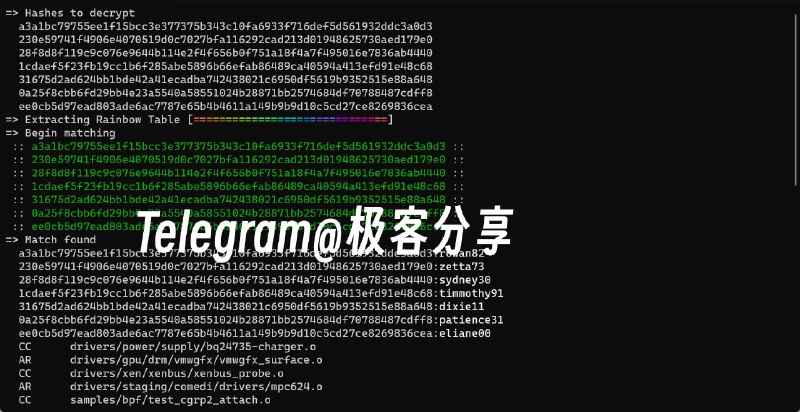 #开源 #工具genact - 一个无意义的活动生成器下载页面 | 在线运行📄这个工具可以让你看起来很忙的样子，打开之后命令行会疯狂生成一些无意义但是对电脑没有实际影响的东西适合程序员摸鱼时用，支持多平台📮投稿    📢频道    💬群聊