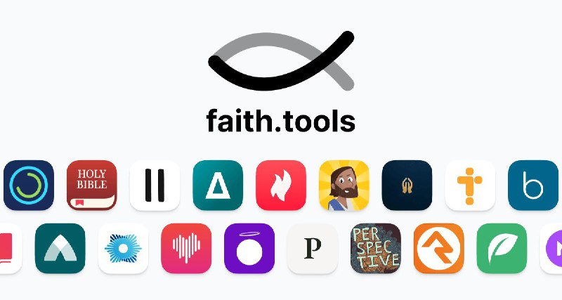#网站✝️ Faith Tools - 一个基督教相关的导航网站网站收录了 565 多个与基督教相关的应用程序、工具和服务，涵盖圣经译本、圣经学习、基督教教义、AI应用、网站、Web3、有声读物、教堂、婚姻、冥想等领域📮投稿    📢频道    💬群聊    🔎索引