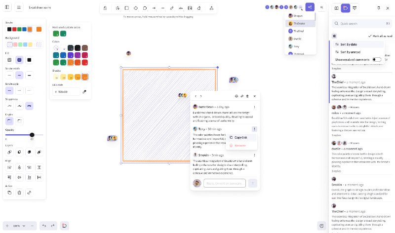 #开源 #在线工具 #制图工具🪧 Excalidraw - 一个开源的手绘风格白板工具🌐 在线使用Excalidraw 声名在外，目前已超 100k Star！它是一个基于无限画布的在线白板，可以通过拖拽的方式制作手绘风格的流程图、思维导图、甘特图、架构图、线框图、UML图等...↗️ 相关工具▫️支持中文手写和多画布的 Excalidraw▫️Excalidraw-Claymate - 可以为 Excalidraw 创建定格动画和幻灯片📮投稿    📢频道    💬群聊    🔎索引