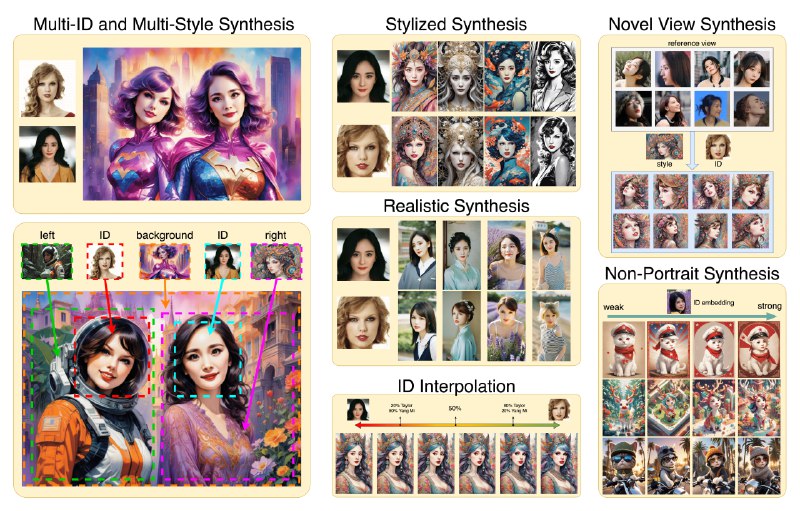 #开源 #AI #图片生成 #AI绘画🖼InstantID - 一个开源的零样本图像生成项目🌐开源地址 | 体验① | 体验②📄官网的介绍比较专业，这里不细述简单来说你现在只需使用一张面部图像就可以生成多种风格的个性化 AI 图像而在以往的 AI 绘画中，想要生成多张不同风格的高保真图片，一般都需要上传多张多角度的照片给模型，InstantID 便解决了这一痛点⚙使用上传一张有脸部的照片，然后输入简单的提示词，选择想生成的风格，最后直接生成就行了📮投稿    📢频道    💬群聊    🔎索引