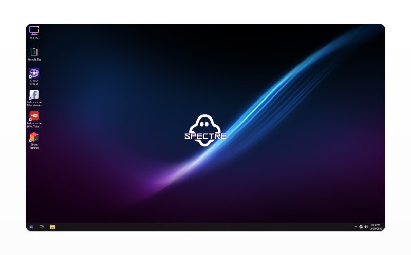 #Windows #操作系统💻Ghost Spectre（幽灵组织） - 一个相对注重安全性的优化版Windows系统⏬详细介绍、安装教程以及下载Windows10 | Windows11💡Feature- 集成LZX算法- 内置 .NET 框架 4.0/4.5/4.6/4.7/4.8- 优化的页面文件/服务/计划/搜索索引器- 优化隐私和性能- 内置幽灵工具箱（可以添加或删除 Windows 应用商店等功能）- 更多主题- 可升级系统和更新补丁- 更多...📃Ghost Spectre 首次发行于2019年最新版本的 Ghost Spectre 基于 Windows 10 20H2 和 Build 19042.985，并且与 AtlasOS 一样，特别针对游戏性能进行优化Ghost Spectre没有阉割Defender，所以安全性方面比AtlasOS更好一些安装时可选 COMPACT (默认版)、LITE (精简版)、SE (定制版，对系统一些功能进行改动，例如使用 StartIsBack 代替了开始菜单)如大多数优化版系统，Ghost Spectre把系统自带的应用基本都精简掉了此外，你还可以使用幽灵工具箱优化游戏性能需要注意的是，这个系统的中文界面部分不全，但是实际体验下来还不错📚相关阅读💻AtlasOS - 专为游戏党定制的高性能Windows 10系统💻ReviOS - 一个性能和稳定兼备的Windows系统📢关注频道：@geekshare 💬加入群聊：@igeekshare📮欢迎投稿：@Geekshare_bot