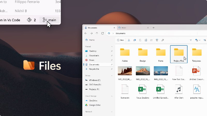 #Windows #文件管理 #开源📁 Files - 一款现代化的 Windows 文件管理器界面和体验与 Windows 11 高度契合