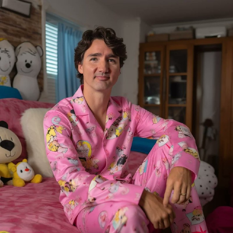 #AI绘画😺各国领导人猫咪睡衣图 via Rahu by Midjourney😅还有一张不敢发（你们别在评论区发其他人了，不想惹事）