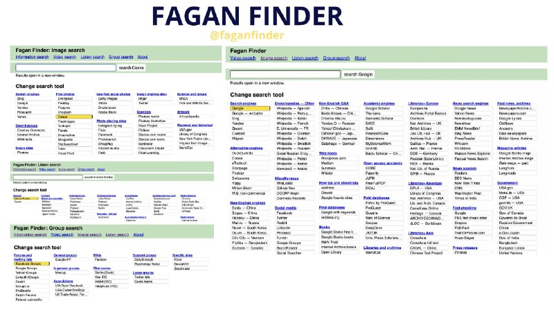 #搜索引擎 #网站🔎 Fagan Finder - 一个强大的聚合搜索引擎网站清朝时期的界面丝毫不影响它强大的搜索能力！支持搜索信息、视频、图像、群组、音频，其中每个类别下有数十上百个目标网站提供搜索数据📮投稿    📢频道    💬群聊    🔎索引