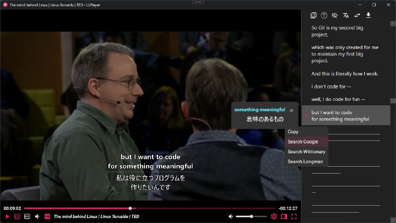#开源 #播放器 #翻译▶️ LLPlayer - 一款开源的语言学习播放器⬇️ 下载LLPlayer 支持双语字幕、AI 生成字幕、实时翻译等功能下载之后点击右下角设置按钮，导航至「Subtitles > ASR」，下载 Whisper 模型
